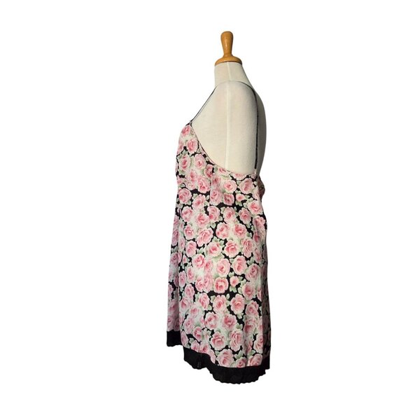 Oscar de la Renta Vintage Floral Lace Mini Slip Dress Women's XL - Picture 4 of 7